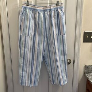 Alfred Dunner Striped Capris